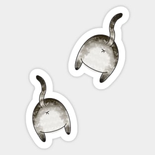 Kitty butts drive me nuts Sticker